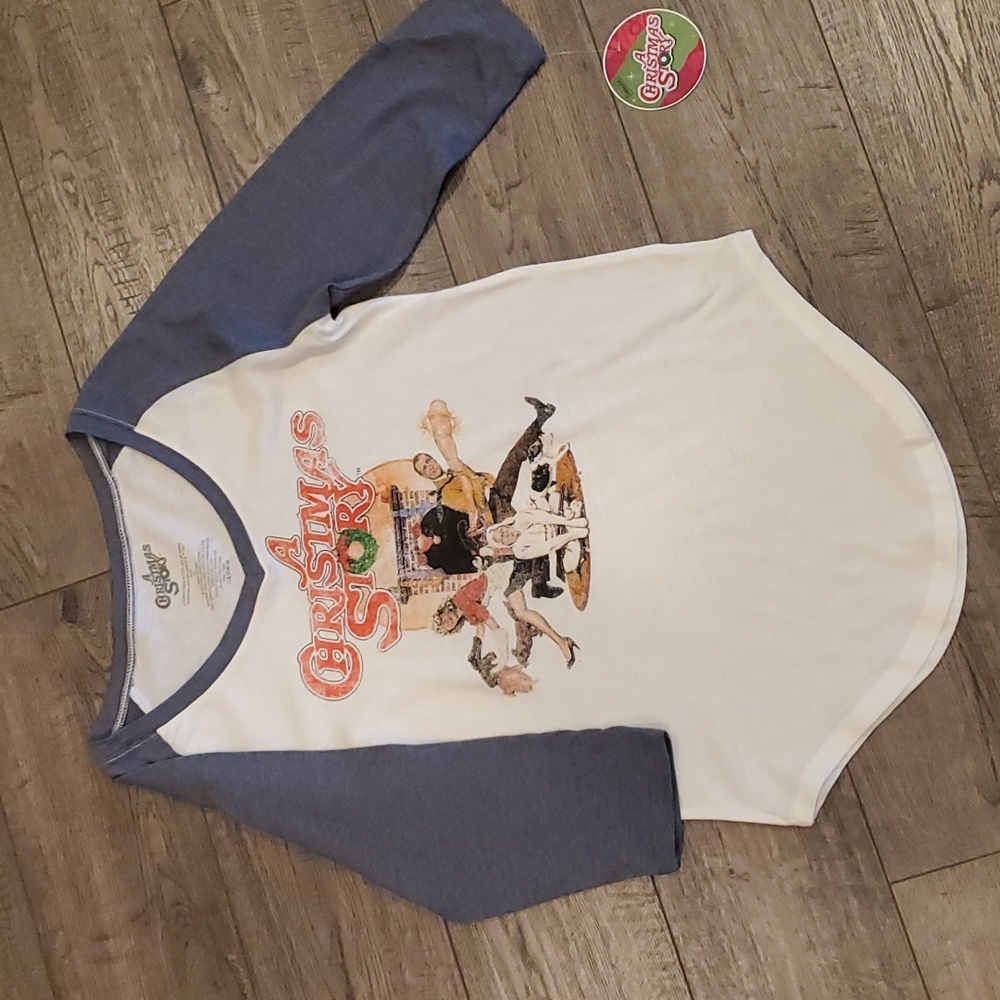 Women's Christmas Story Baseball Tee